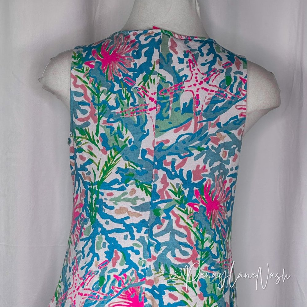 Lilly Pulitzer Harper Shift Dress Multi Coral Bay - Picture 12 of 12